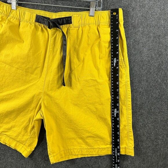 Levis Shorts Men's Extra Large Yellow Ripstop Belted Utility Zip Pocket - Picture 5 of 11